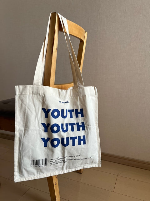 YOUTH プリントトートバッグ