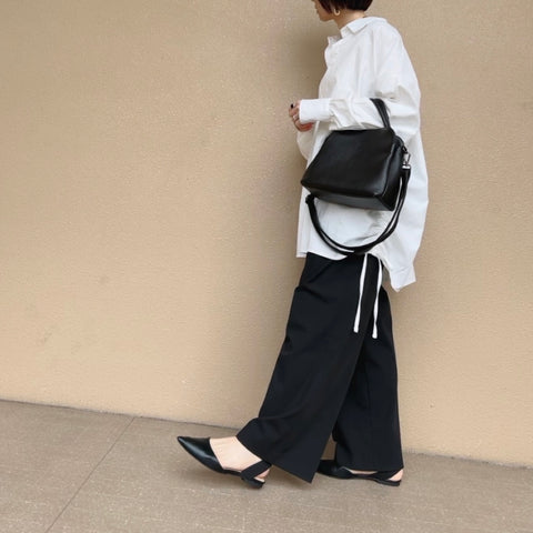 【即納】シャーリングオーバーシャツ