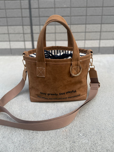 【NUILLE】Chill Free Tote mini micro eco suede