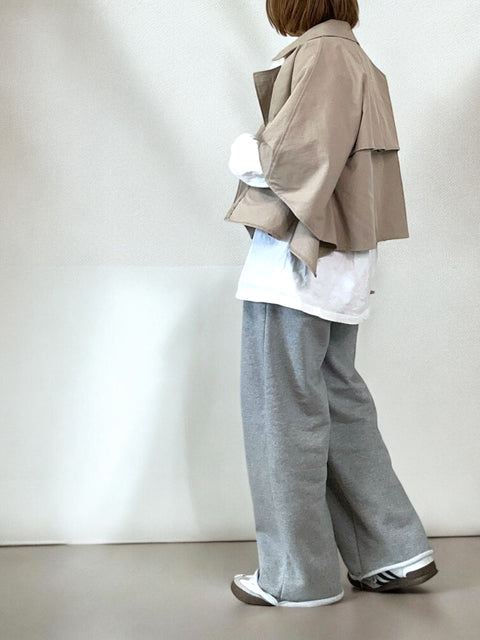 【即納】ワイドスウェットパンツ