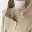【and comfy.】【即納】  Hi-Neck Half coat
