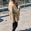 【and comfy.】【即納】  Hi-Neck Half coat