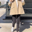 【and comfy.】【即納】  Hi-Neck Half coat