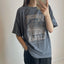 ALLEGANロゴvintage風Tシャツ