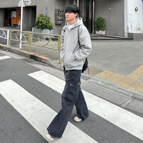 ダブルジップフーディ